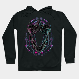 skull head glitch Hoodie